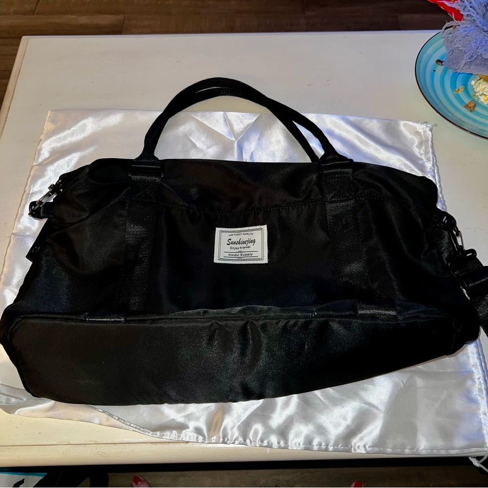Black Travel Duffel Bag, Teacher Bag, Work Bag, Gym Bag (Offers Welcome!)